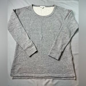 James Perse Heather Gray Knit Top size 0